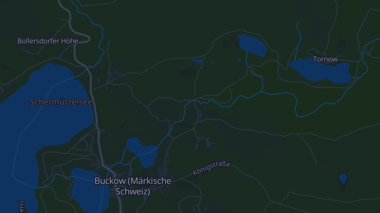 Karte von Buckow (Märkische Schweiz)