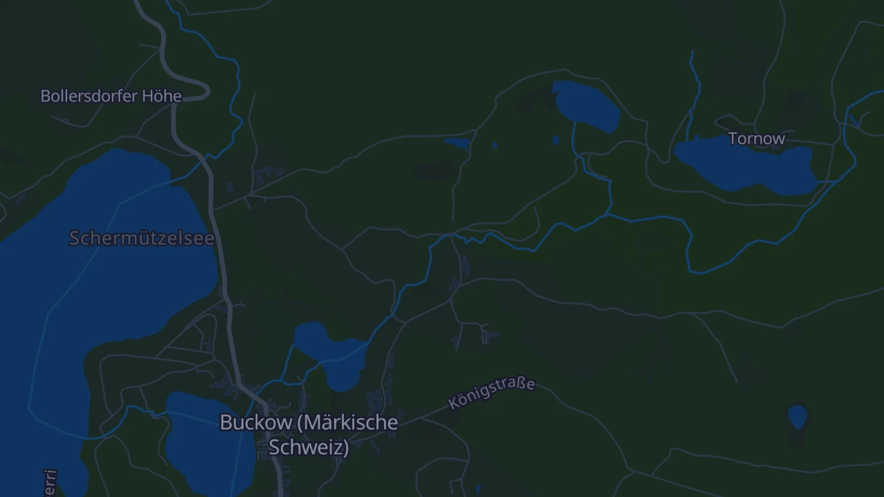 Karte von Buckow (Märkische Schweiz)
