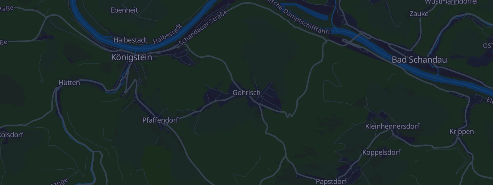 Karte von Papstdorf