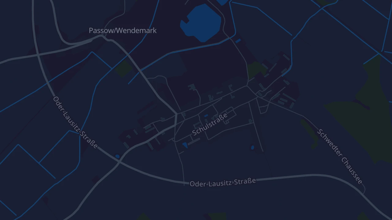 Karte von Schwedt/Oder