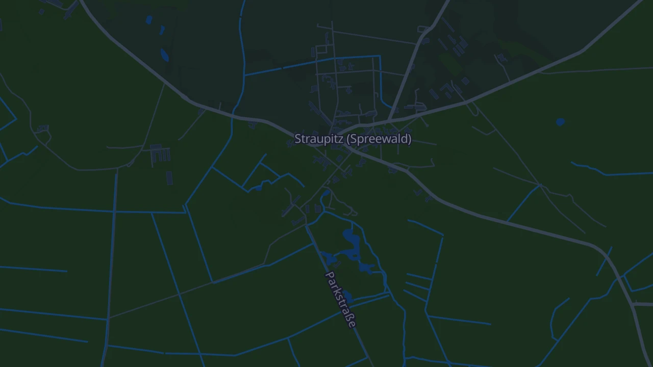 Karte von Straupitz (Spreewald)