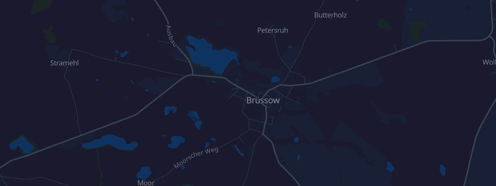 Karte von Brüssow