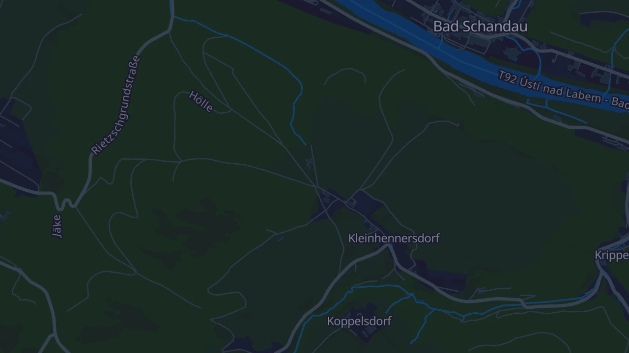 Karte von Kleinhennersdorf
