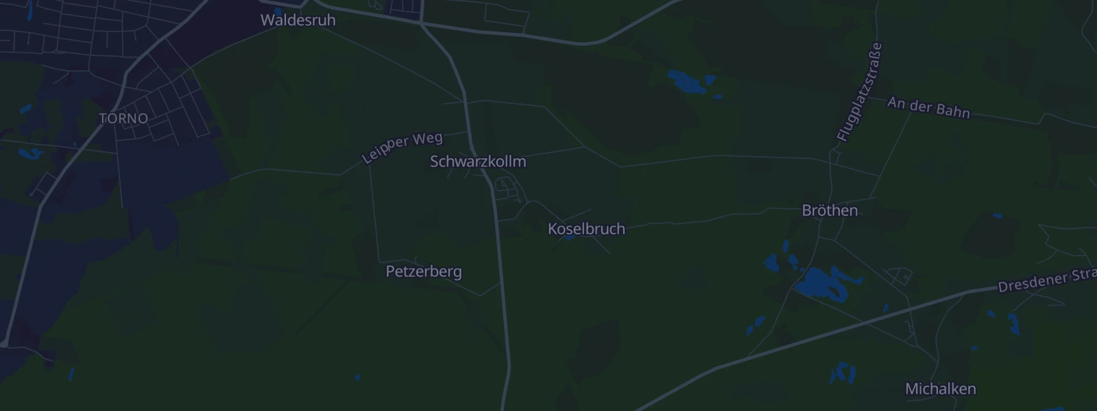 Karte von Hoyerswerda