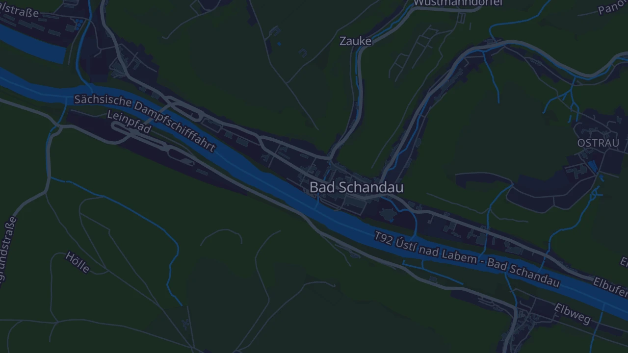 Karte von Bad Schandau