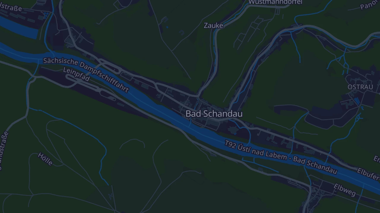 Karte von Bad Schandau