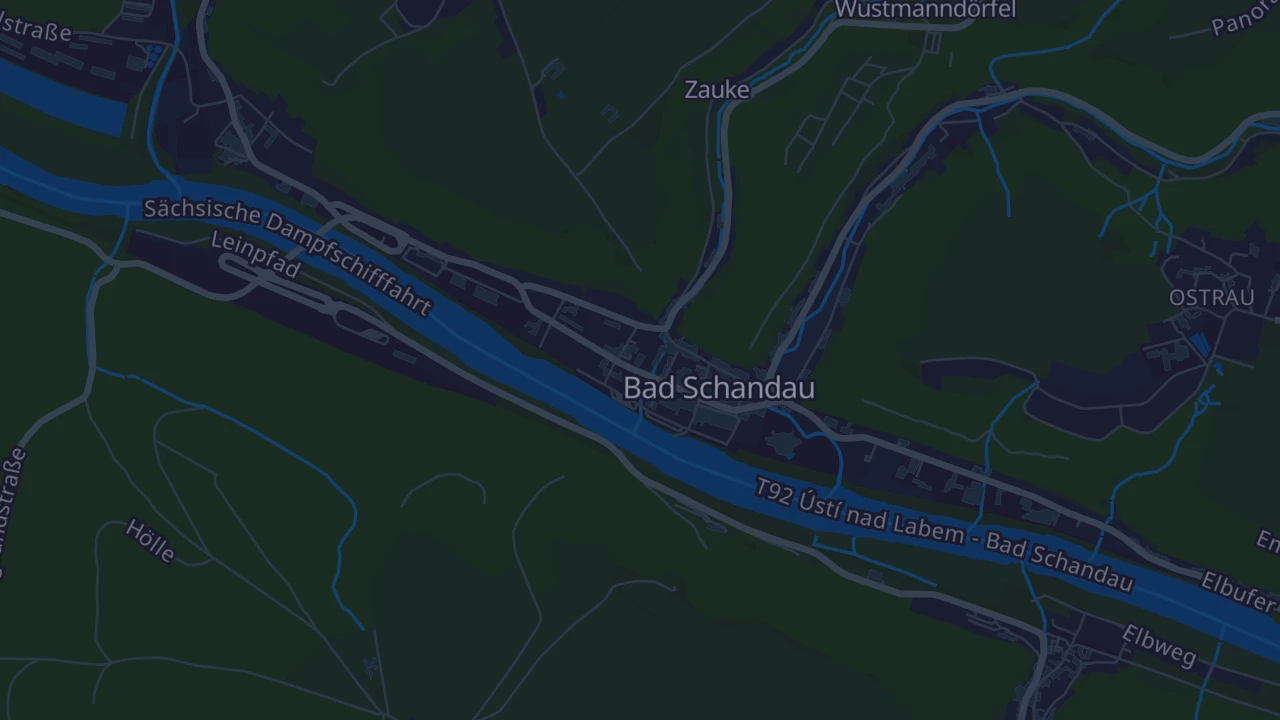 Karte von Bad Schandau