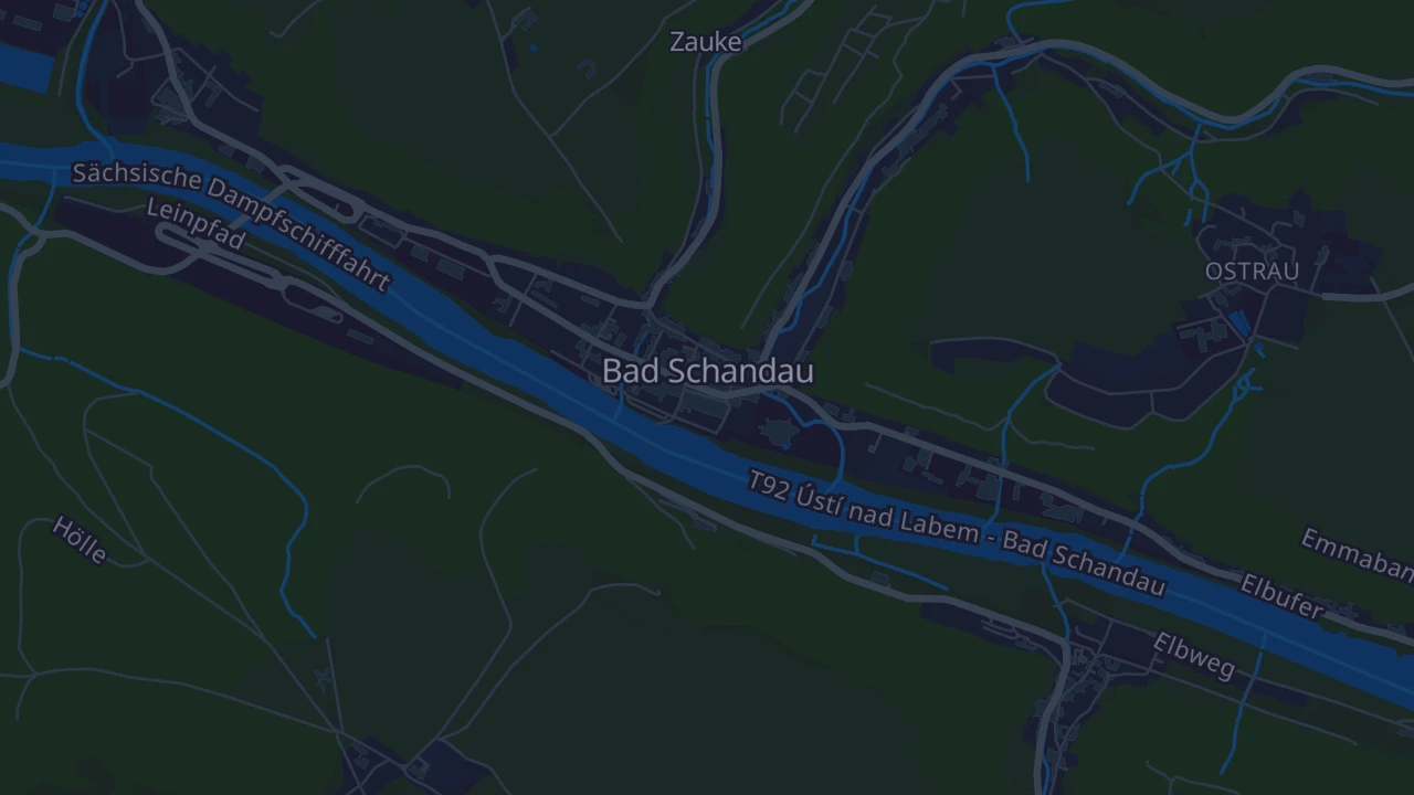 Karte von Bad Schandau