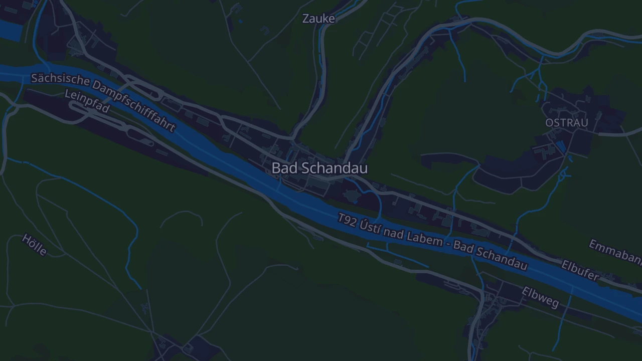 Karte von Bad Schandau