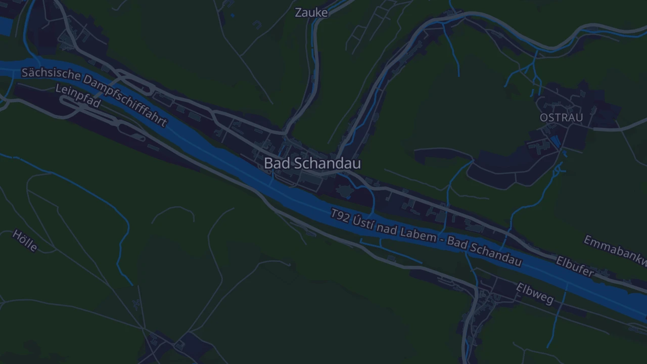 Karte von Bad Schandau