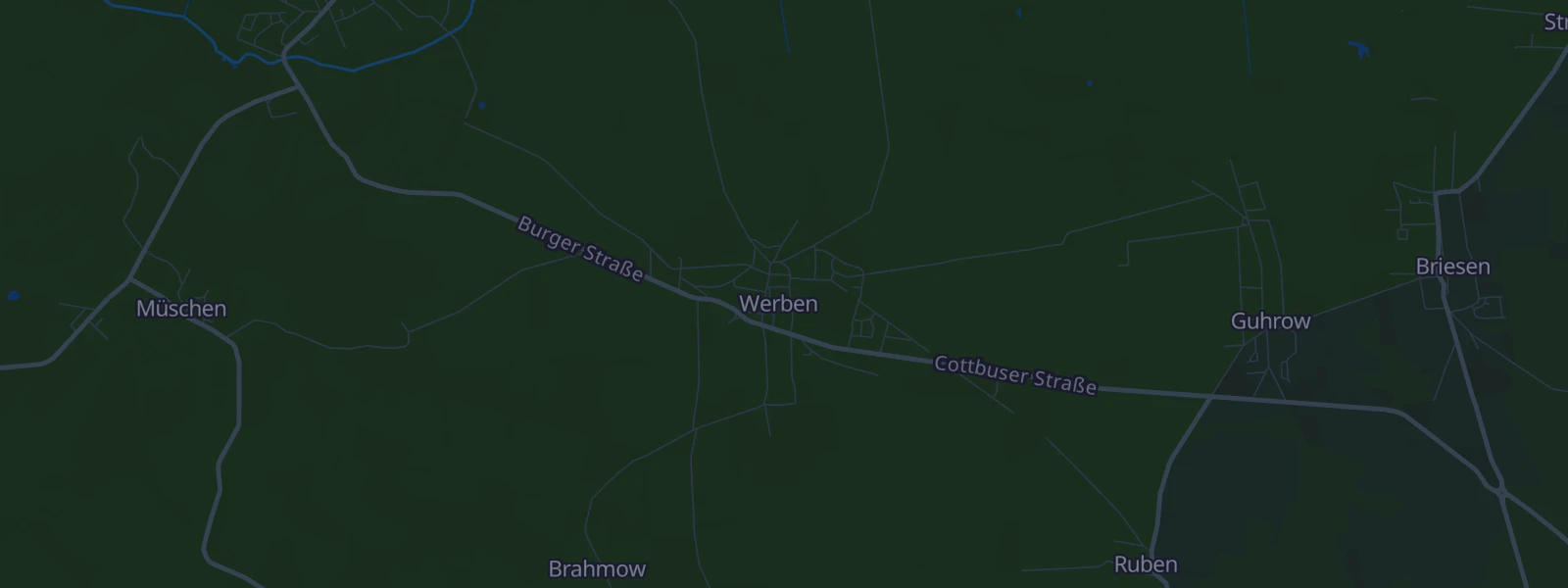 Karte von Werben