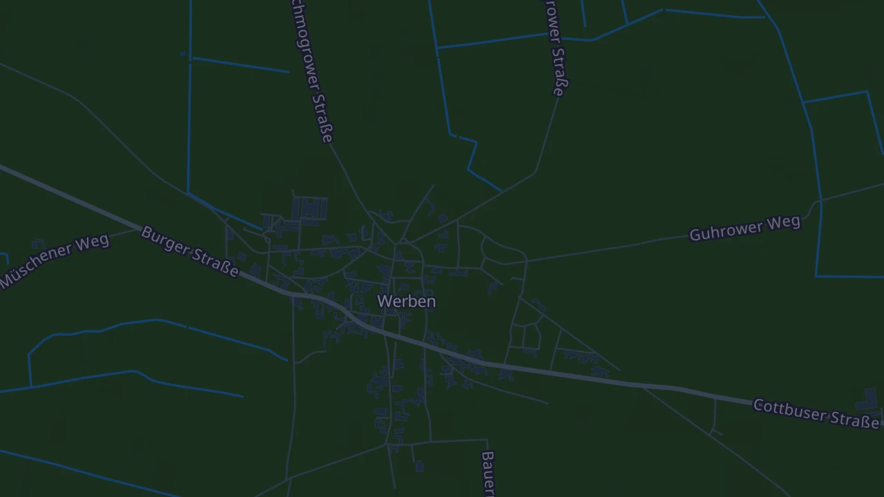 Karte von Werben