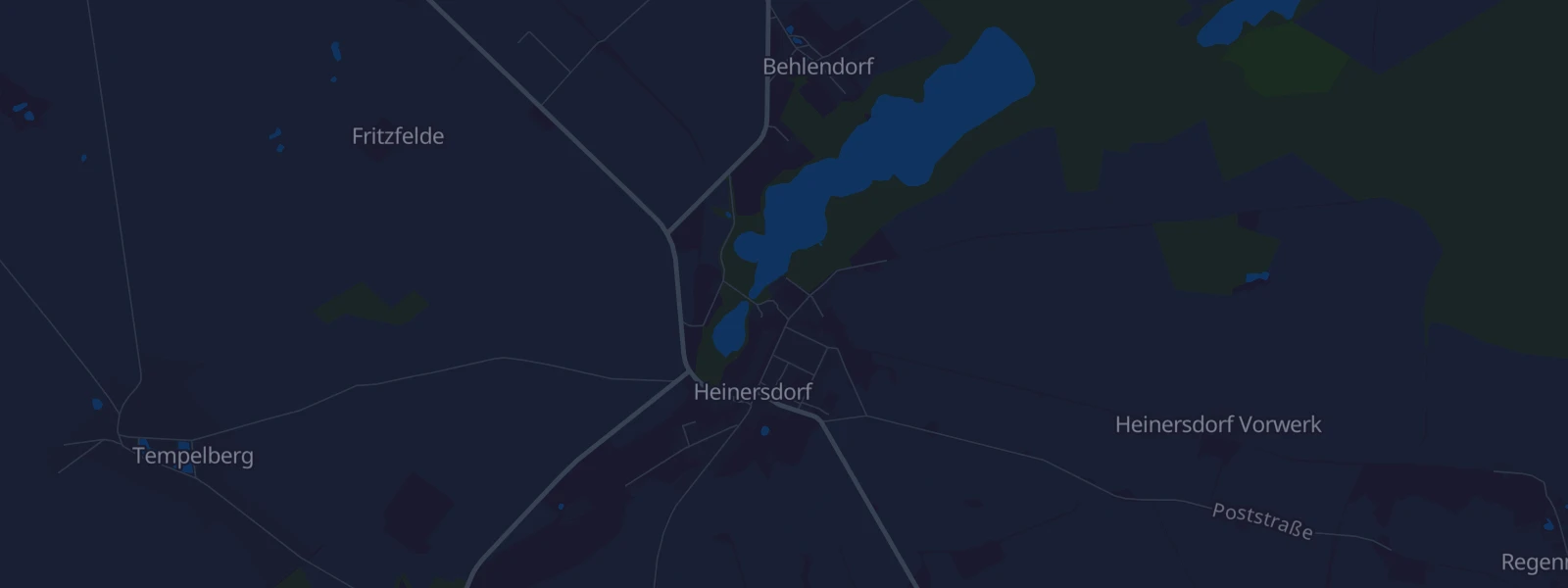 Karte von Steinhöfel OT Heinersdorf