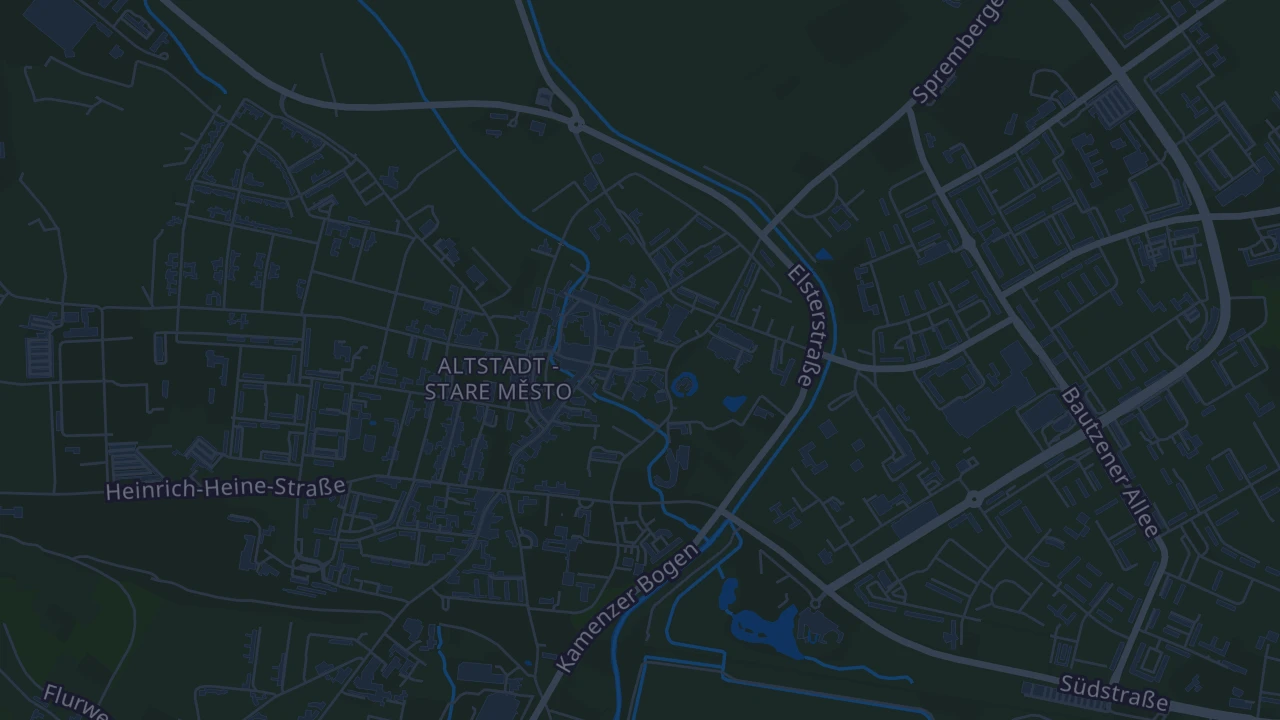 Karte von Hoyerswerda
