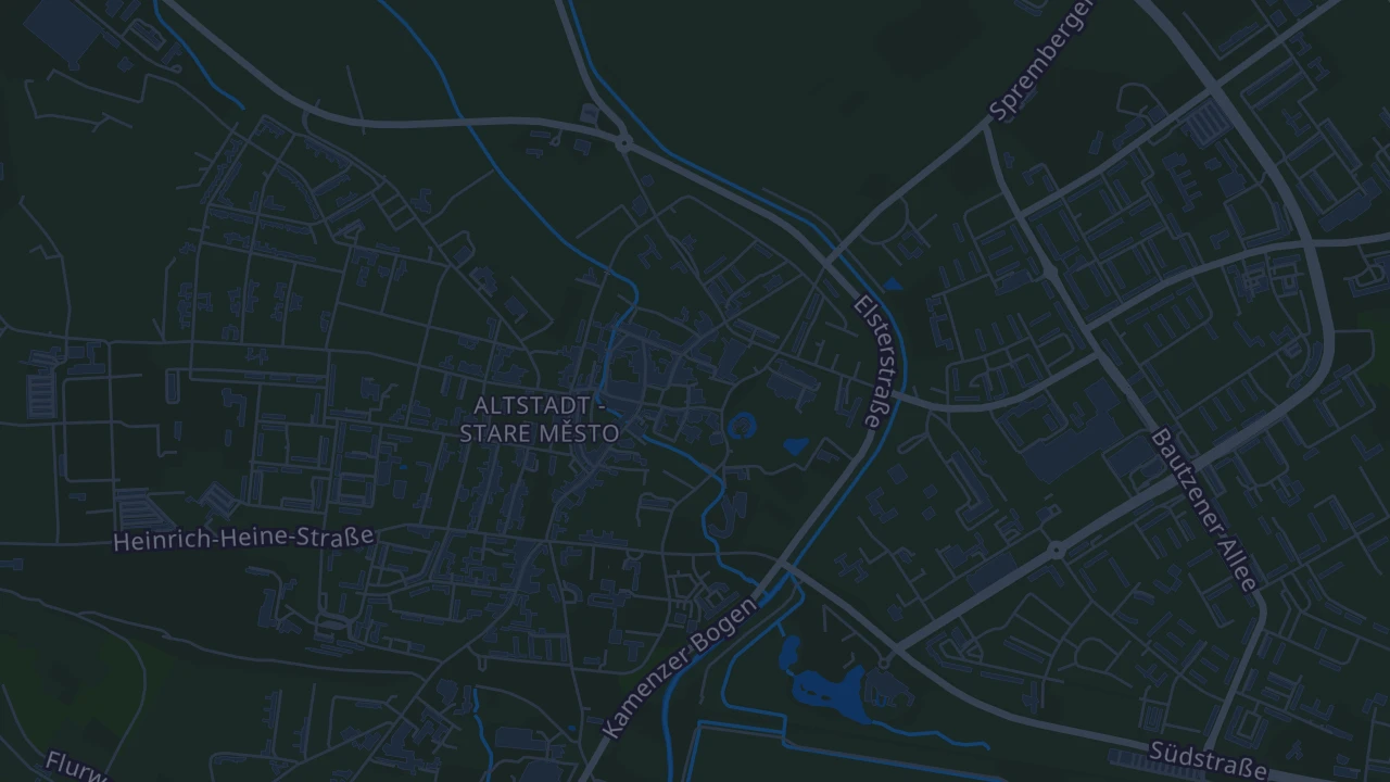 Karte von Hoyerswerda
