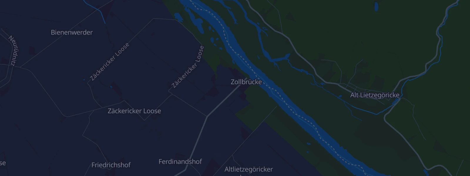 Karte von Oderaue