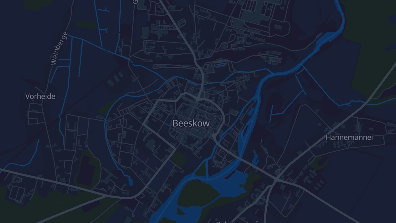 Karte von Beeskow