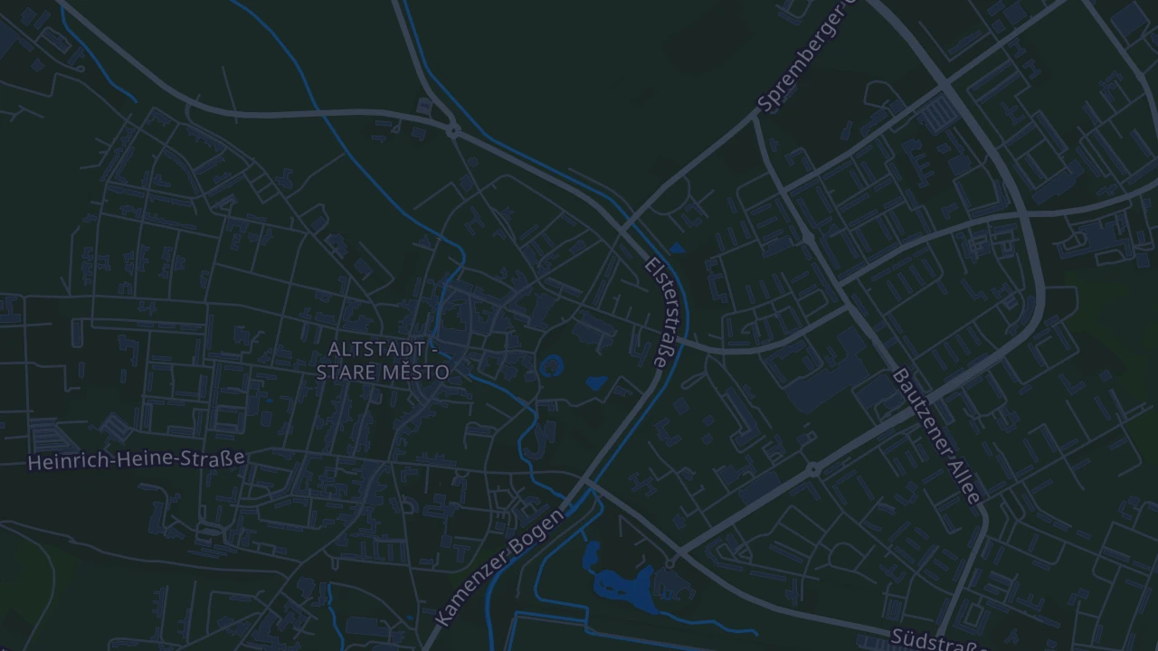 Karte von Hoyerswerda