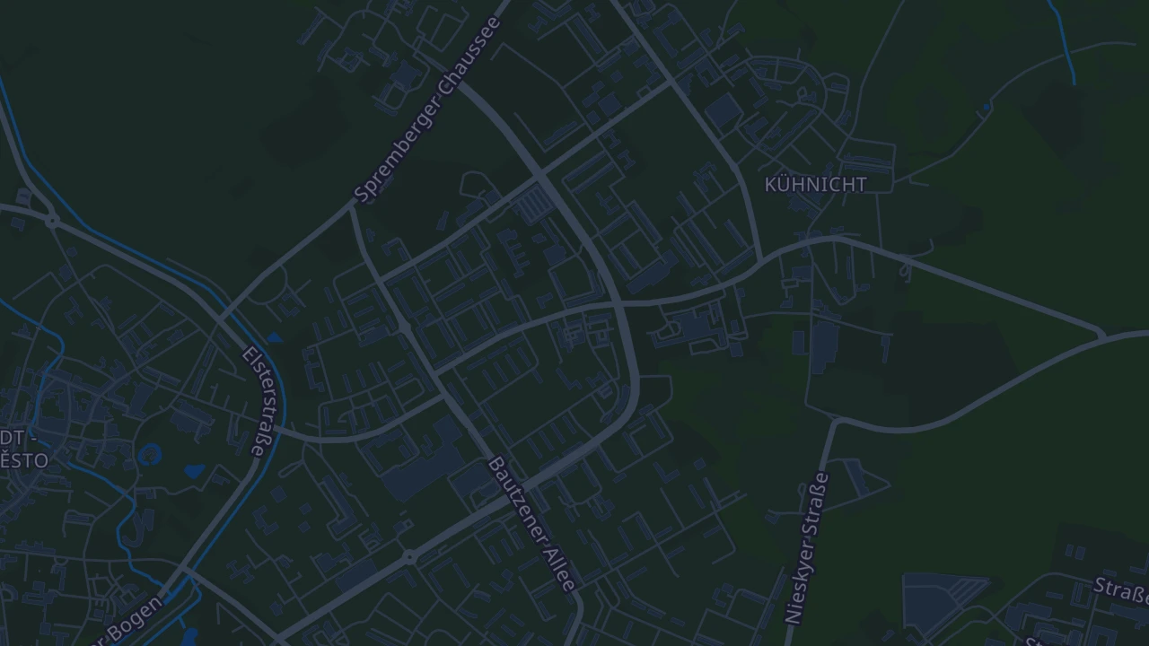 Karte von Hoyerswerda
