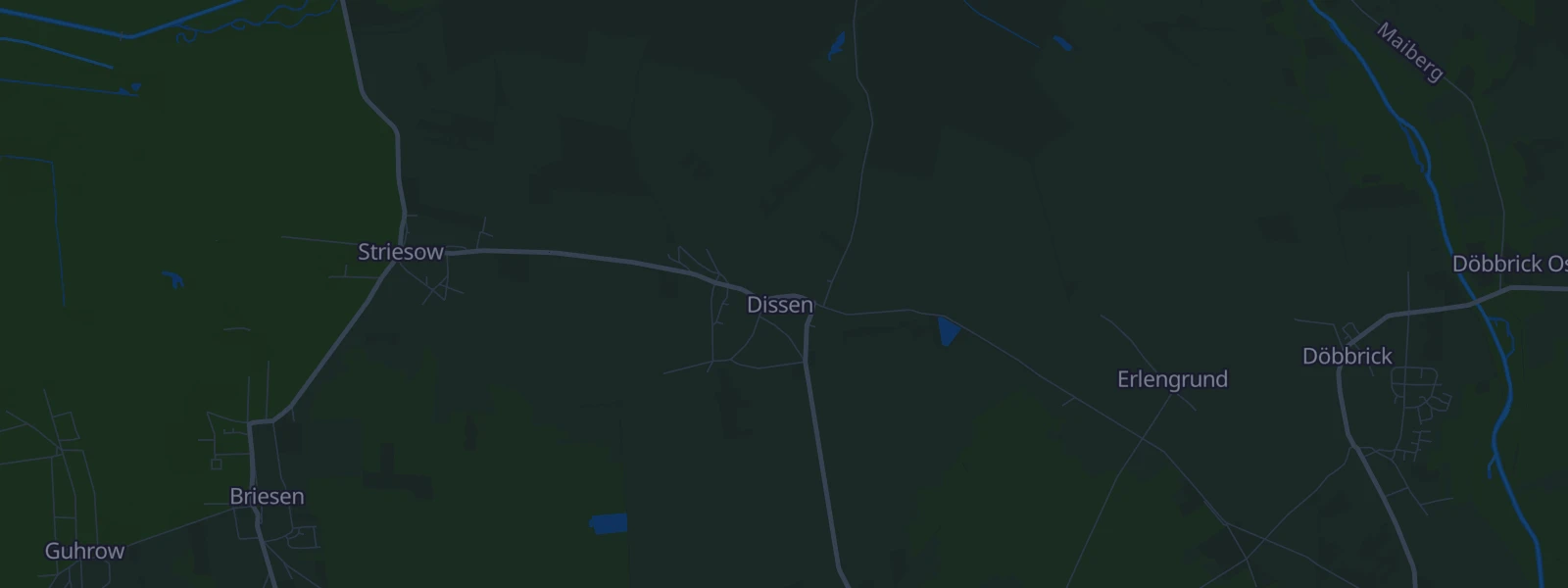 Karte von Dissen-Striesow