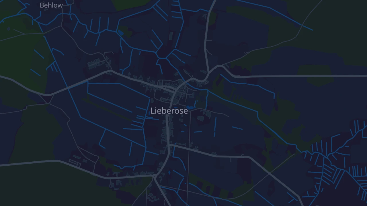 Karte von Lieberose