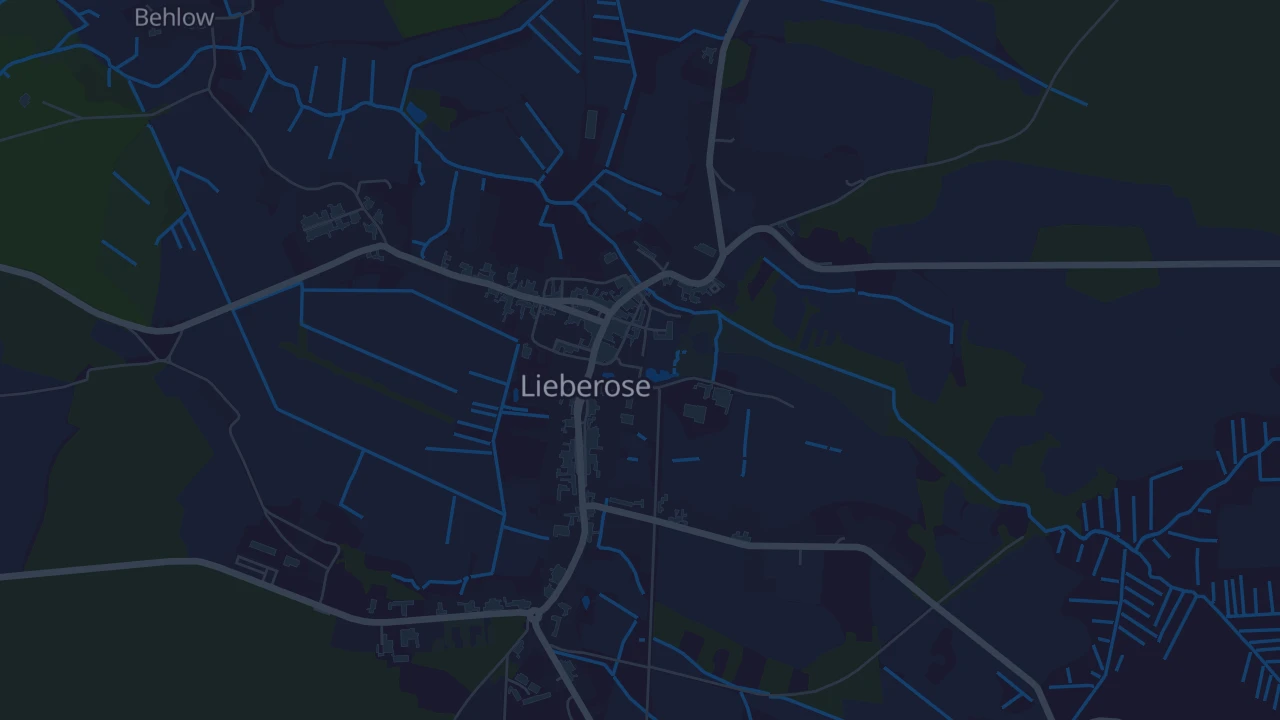 Karte von Lieberose