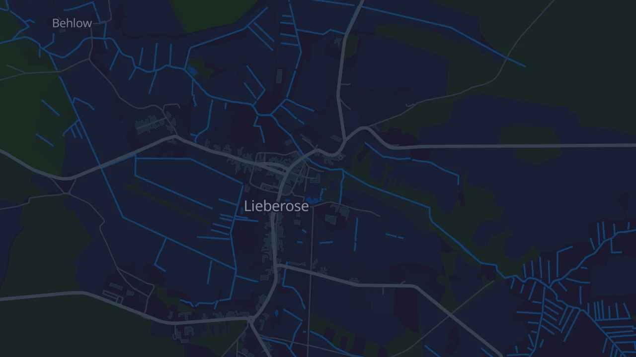 Karte von Lieberose