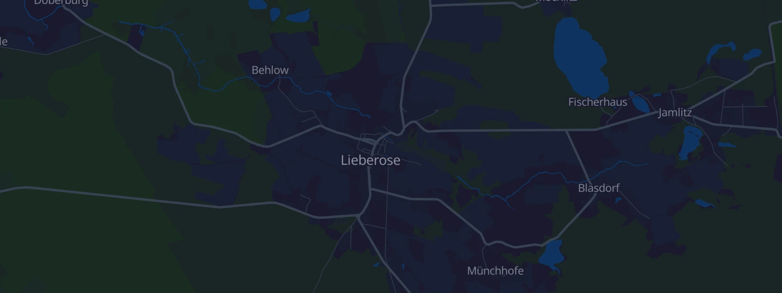 Karte von Lieberose