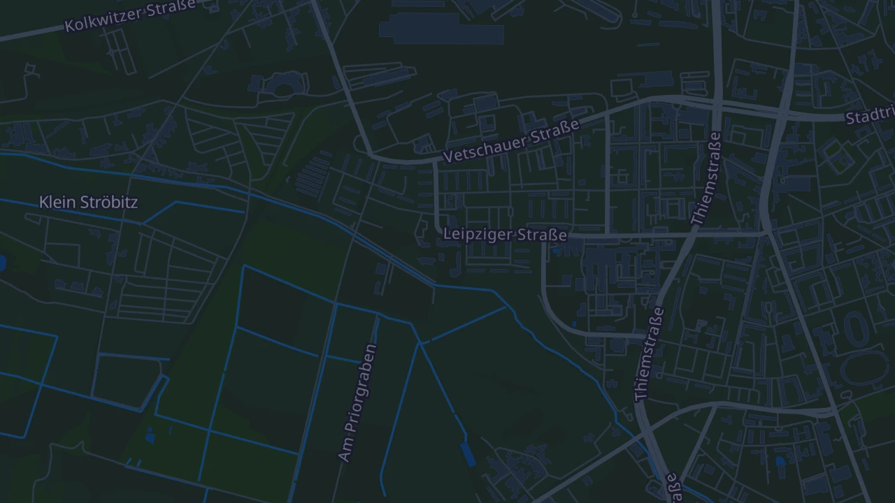 Karte von Cottbus