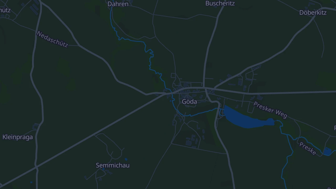 Karte von Göda