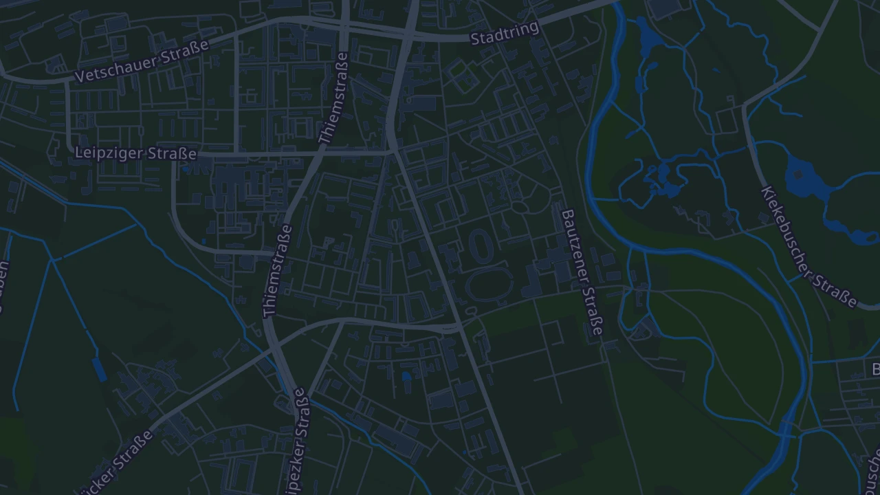 Karte von Cottbus