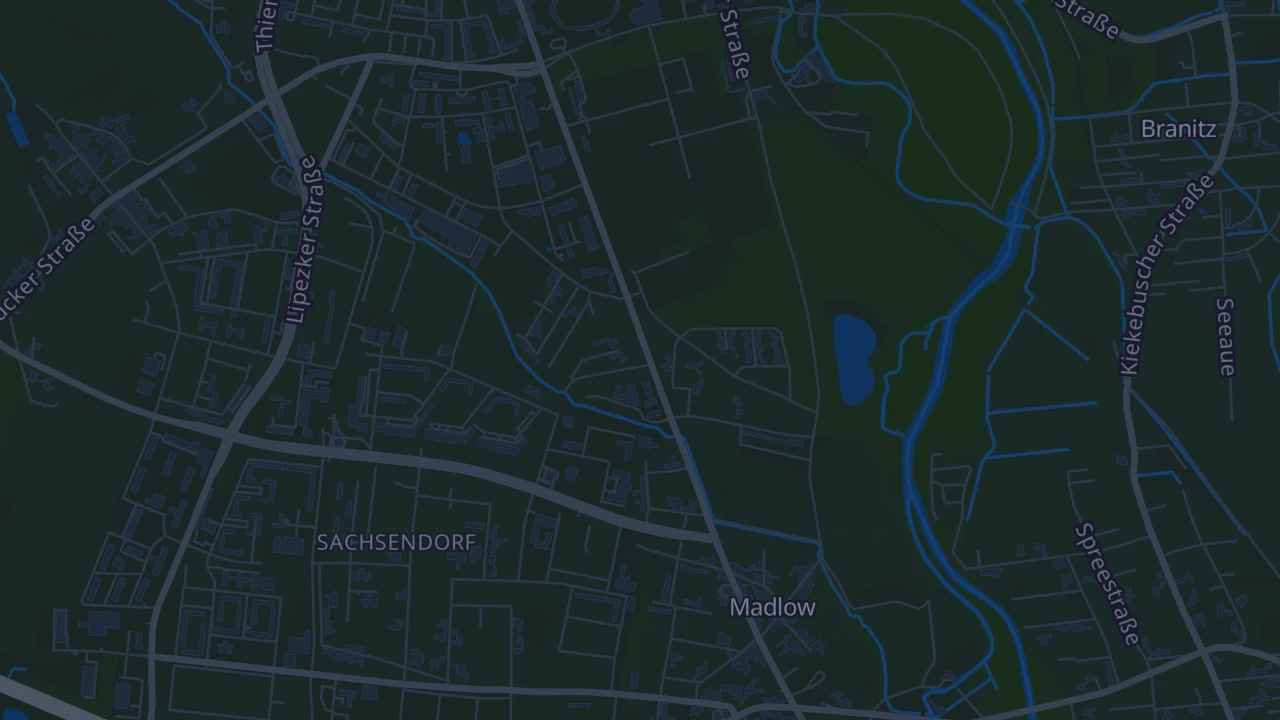 Karte von Cottbus