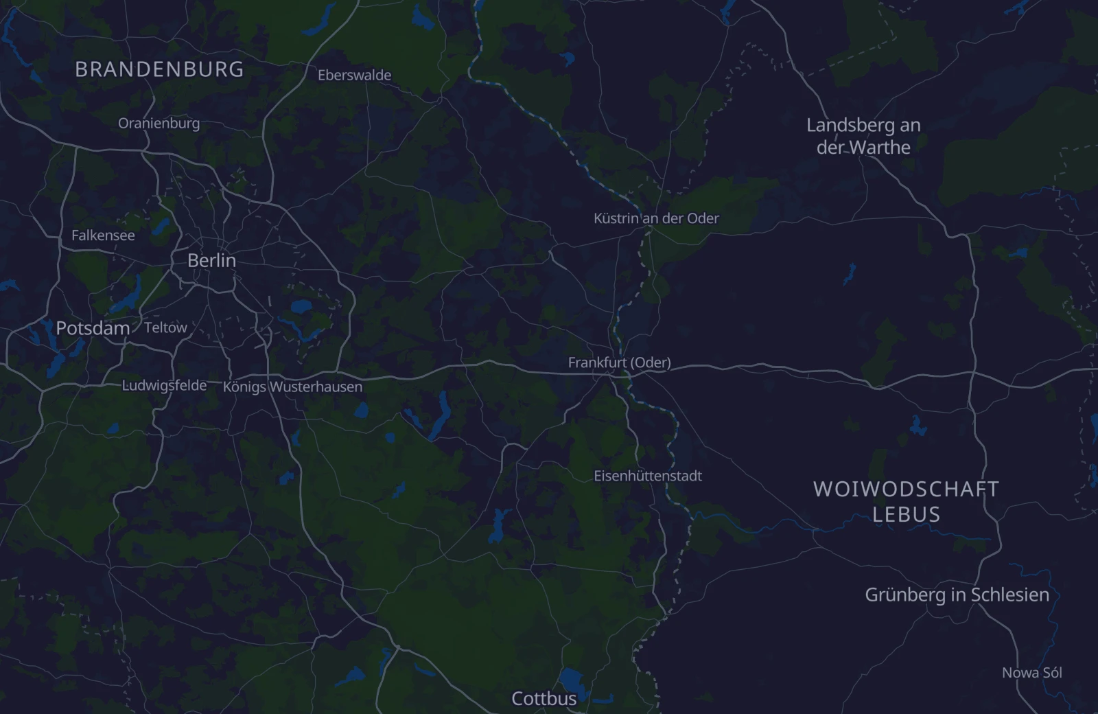 Karte: Umkreis von 35 km