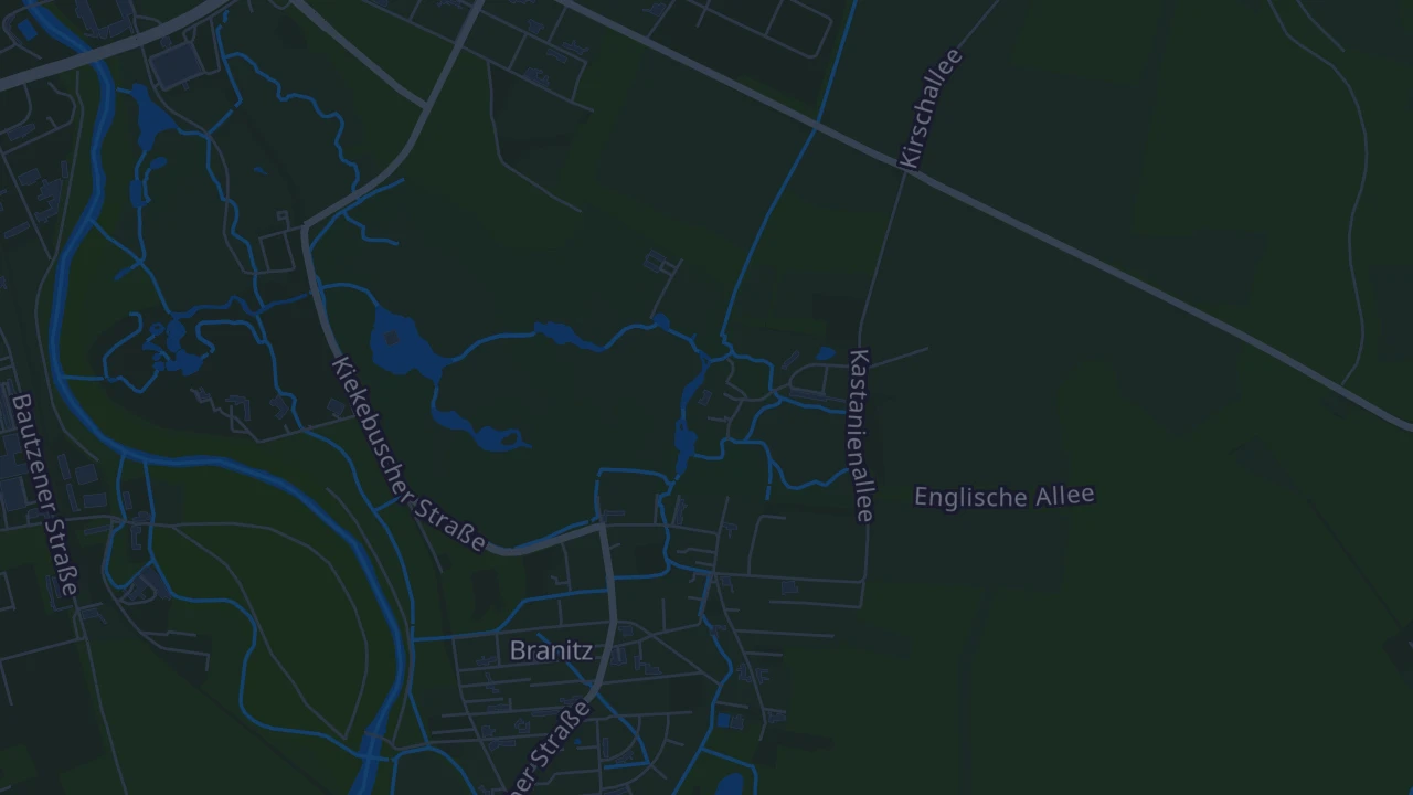 Karte von Cottbus