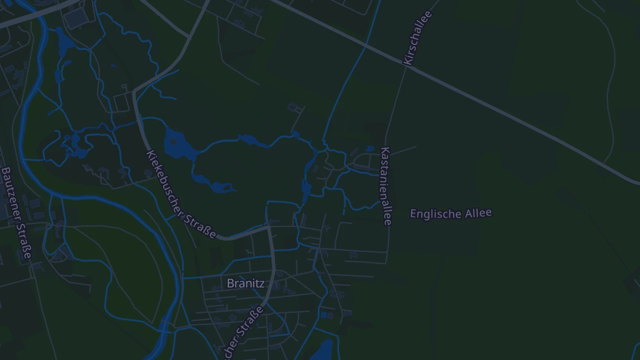 Karte von Cottbus