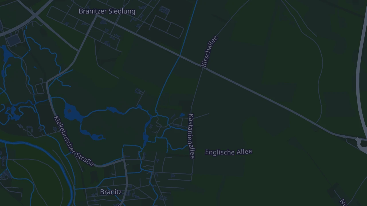 Karte von Cottbus