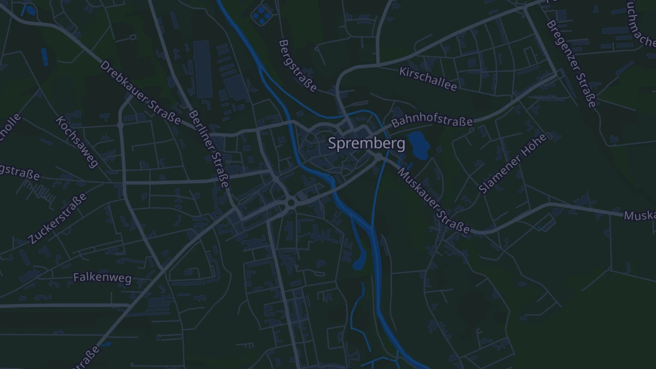Karte von Spremberg