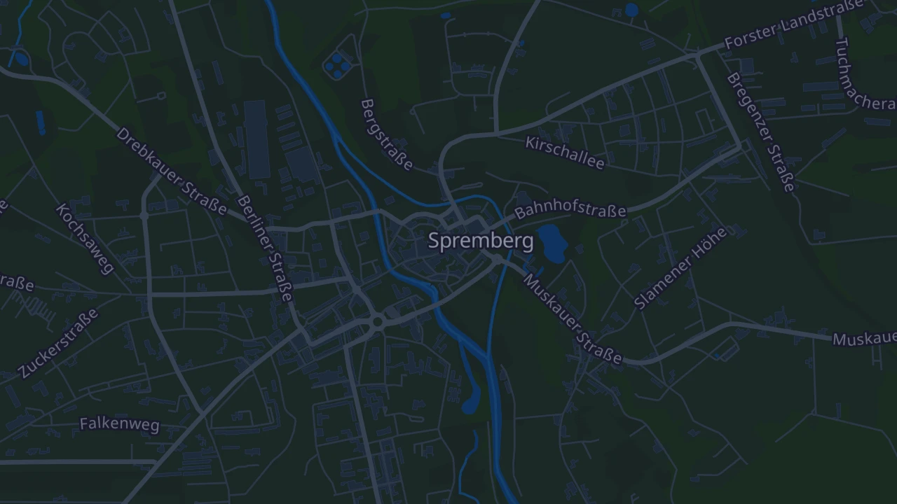 Karte von Spremberg