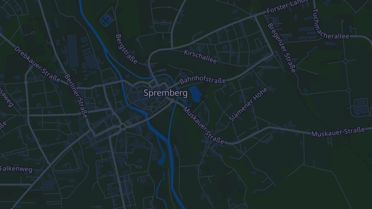 Karte von Spremberg