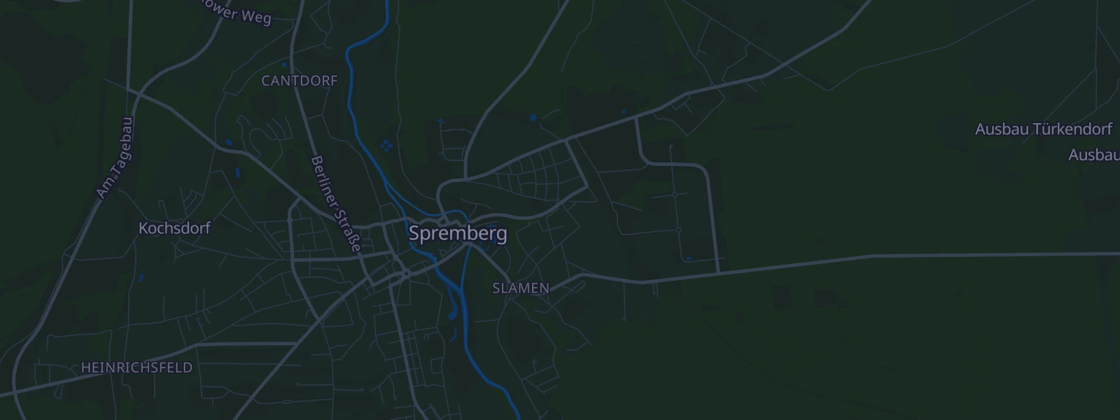 Karte von Spremberg