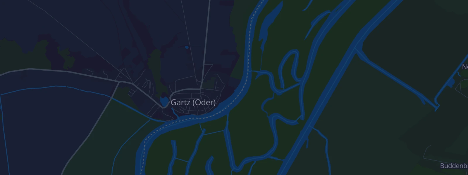 Karte von Gartz (Oder)