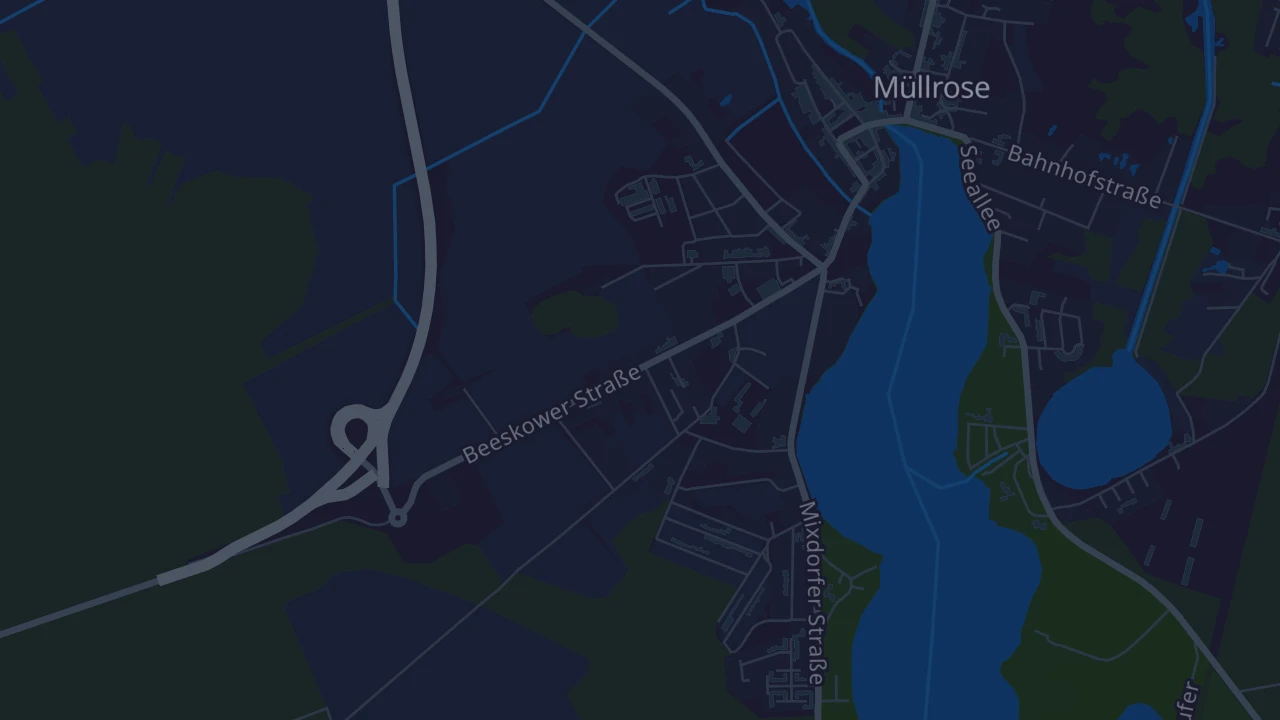 Karte von Müllrose