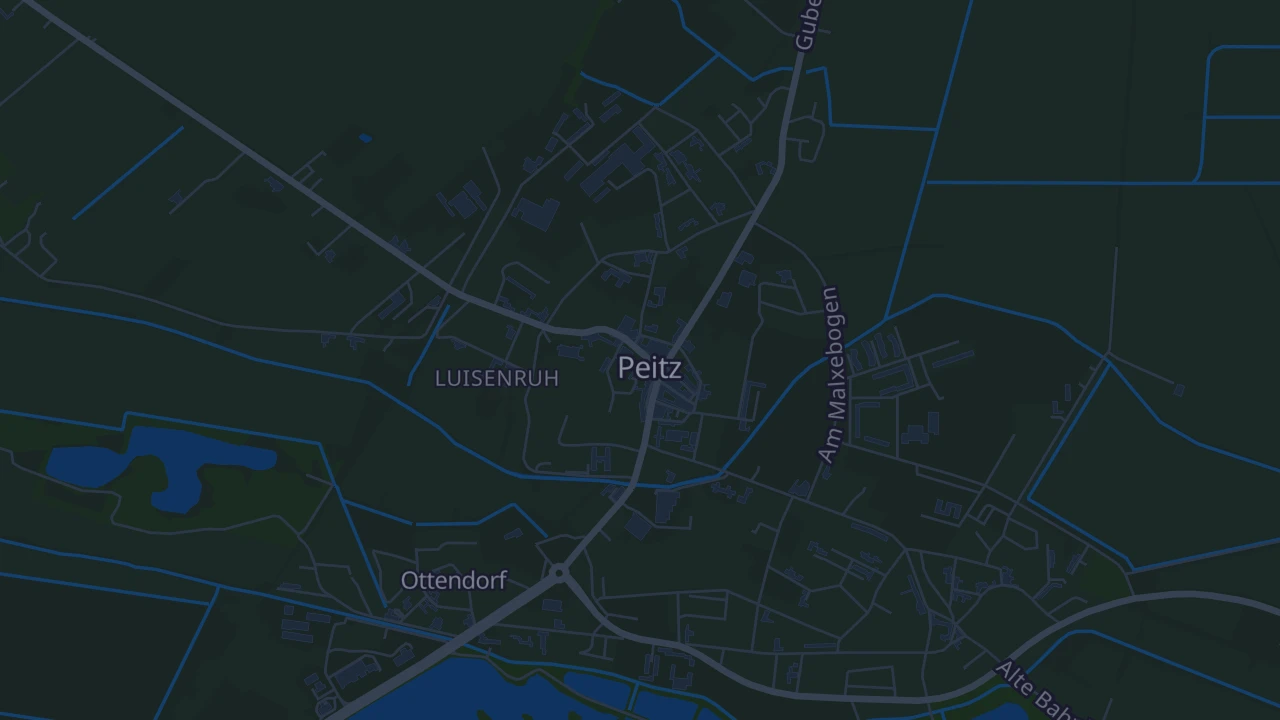 Karte von Peitz