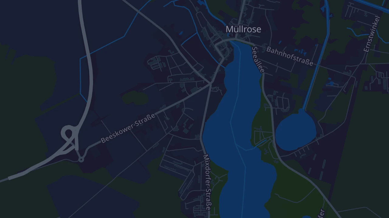Karte von Müllrose