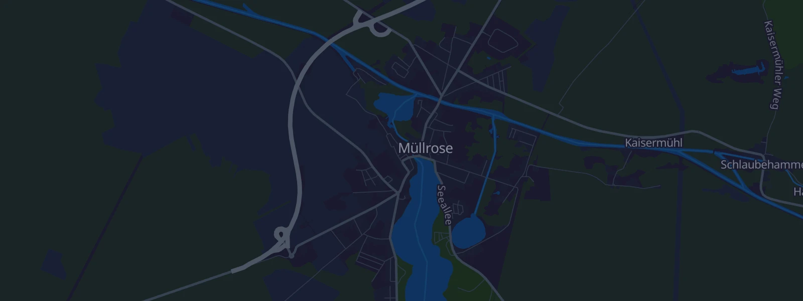 Karte von Müllrose