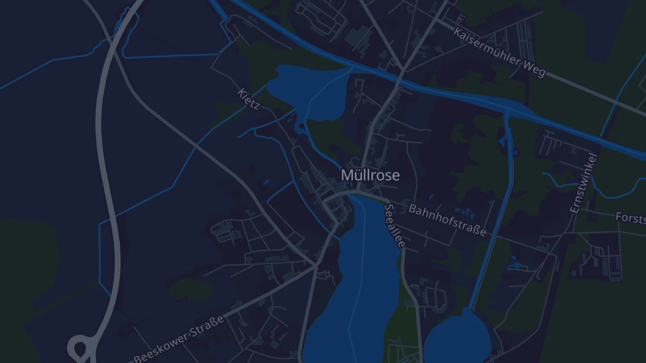 Karte von Müllrose