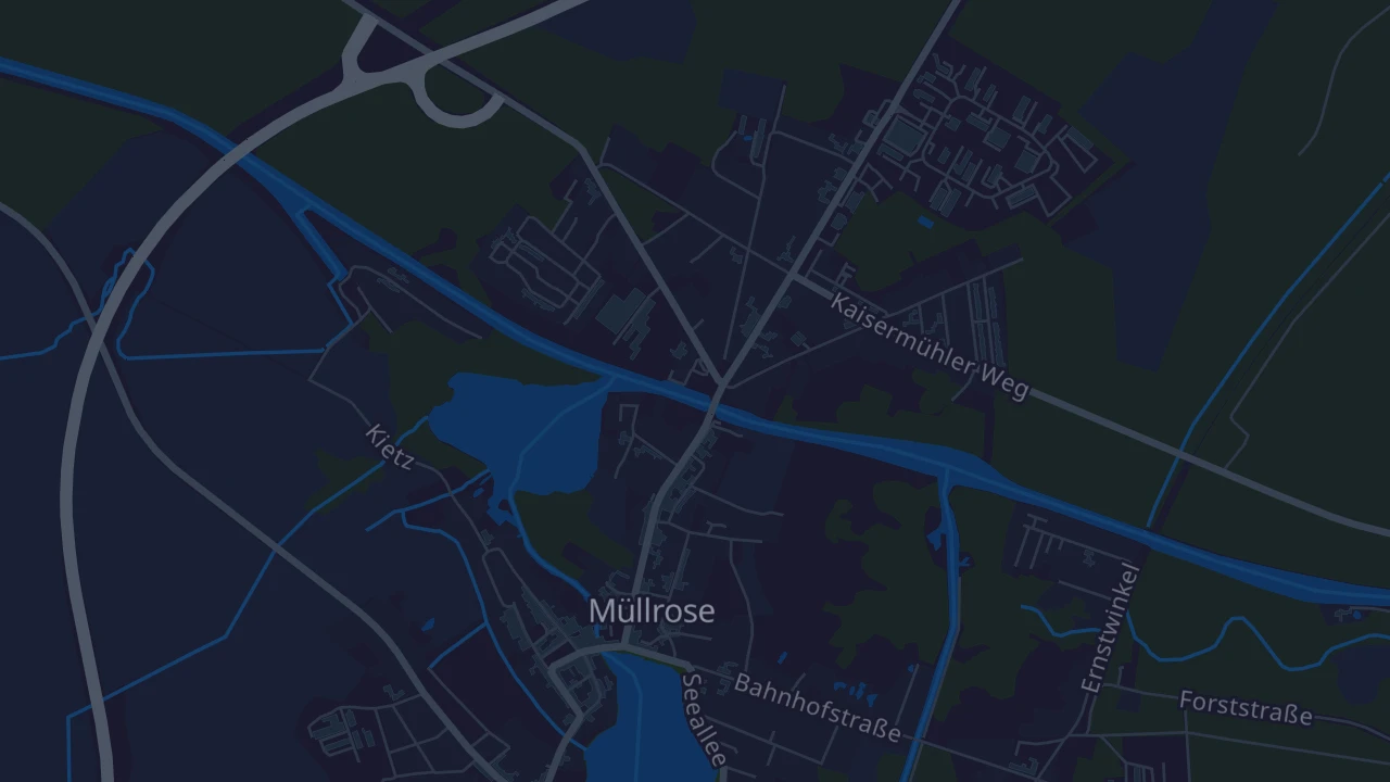 Karte von Müllrose