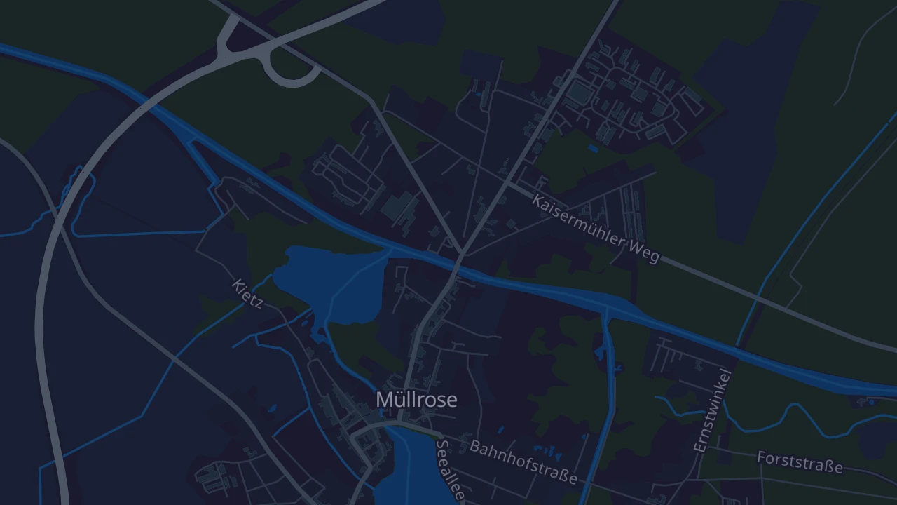 Karte von Müllrose