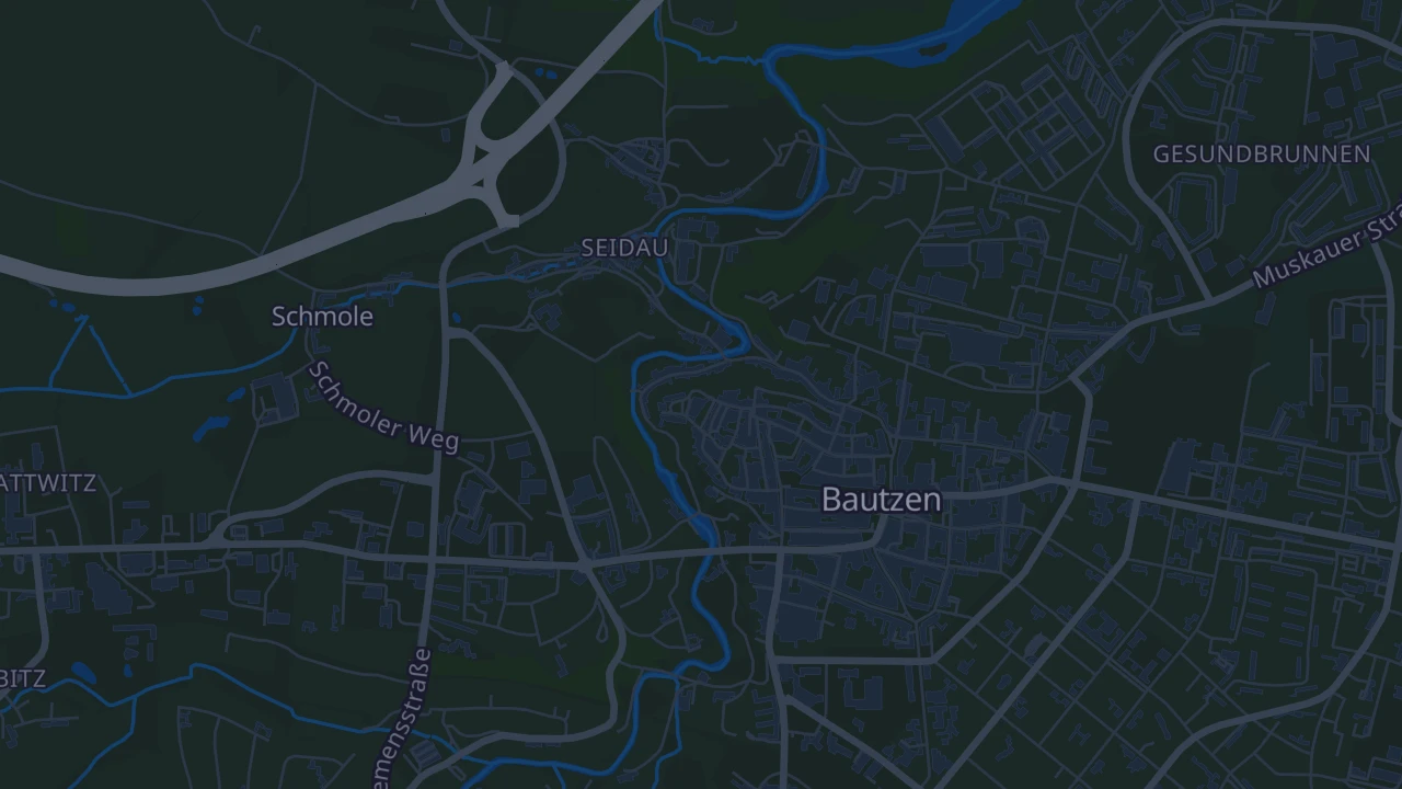 Karte von Bautzen