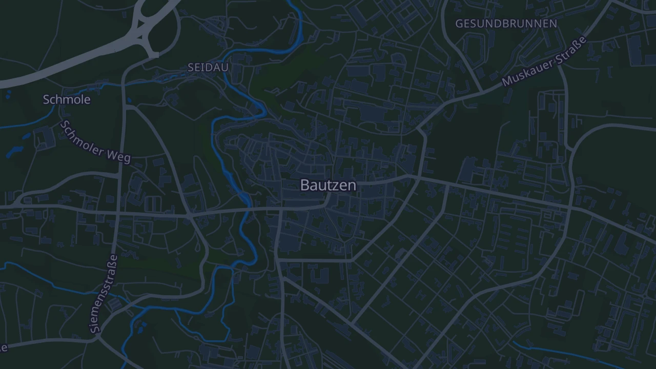 Karte von Bautzen